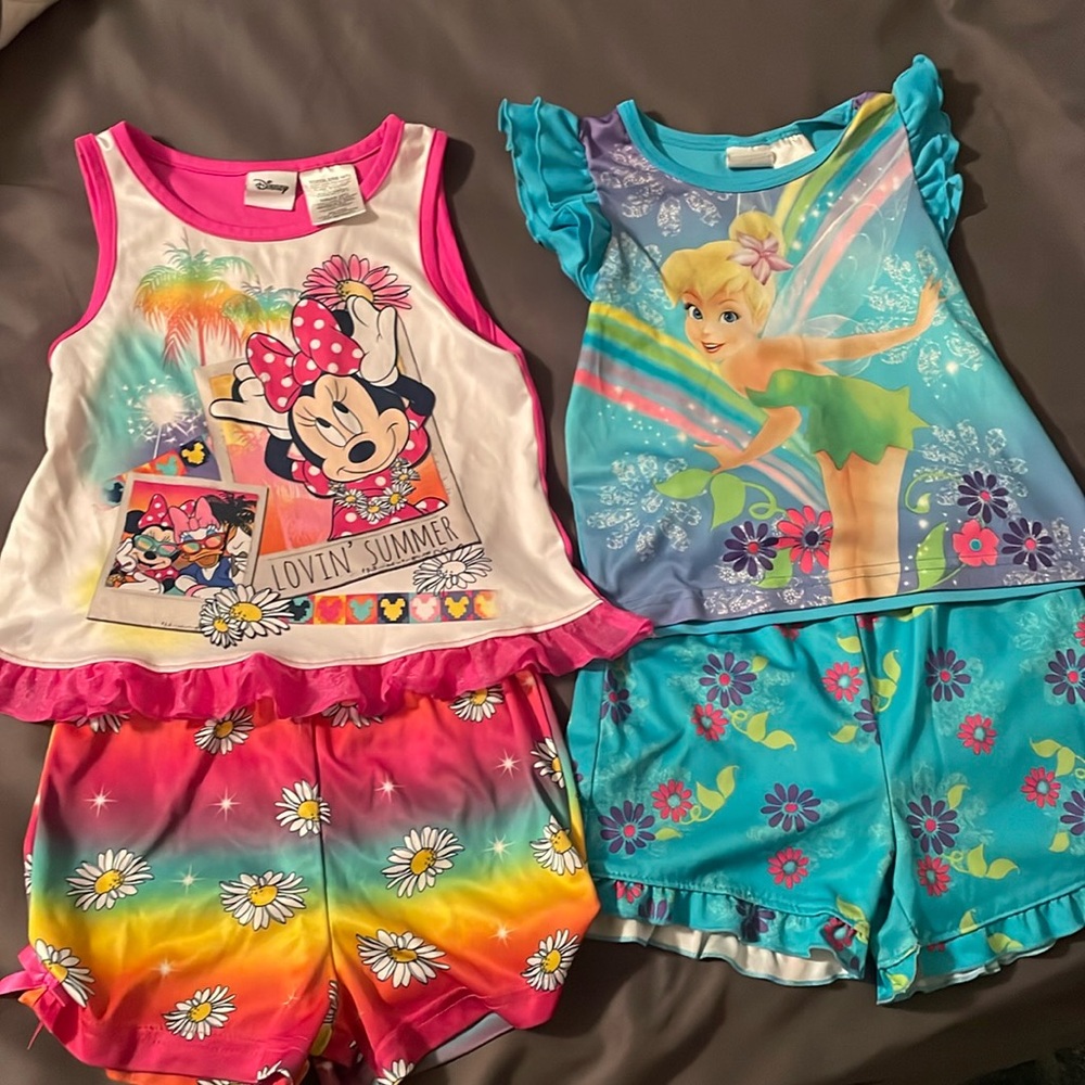 3t silky pajamas sets